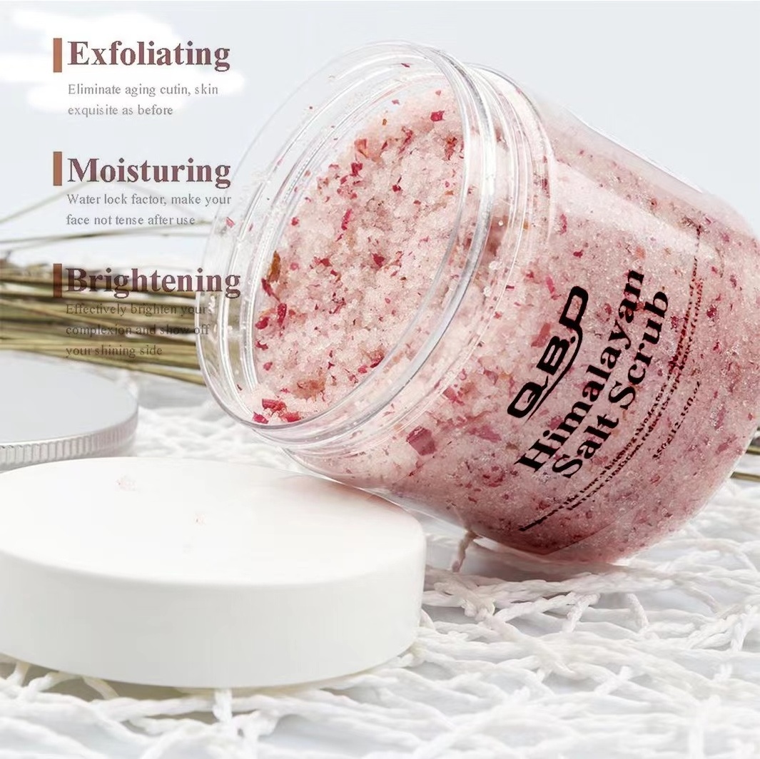 Have stock Bath Salts Natural Skincare Body & Foot Scrub Whitening Exfoliating Cleansing Sea Salt Private Label