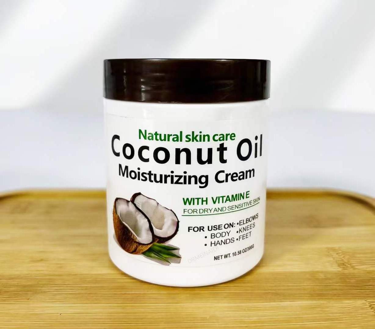 Natural Coconut Cream Vitamin E Skincare Whitening Moisturizing Face Body Anti-aging Nourishing Shea Butter