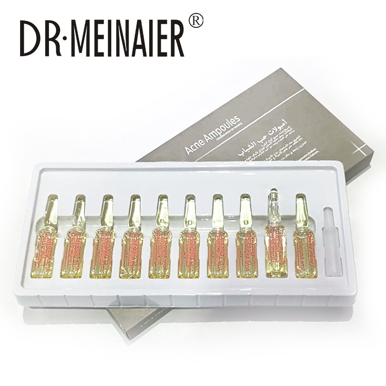 100% Pure Organic Face Ampoules Whitening Serum Anti Acne Moisturizing Anti-aging Face Serum