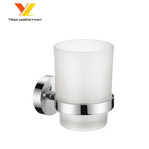 Home Accessories Hotel Toothbrush Holder Bathroom Stainless Steel Tumbler Holder