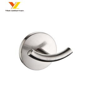 Wholesale Bathroom Coat Hook Zinc Stain Nickel Double Towel Hooks