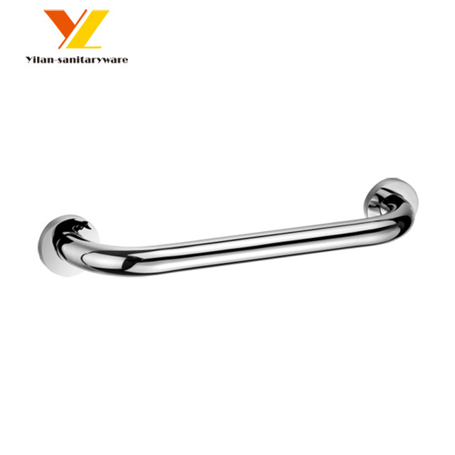 Elderly Help Handrail Metal Bathtub Safety Grab Bar with Soap Basket