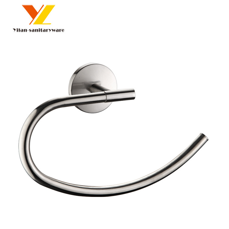 Wholesale Bathroom Coat Hook Zinc Stain Nickel Double Towel Hooks