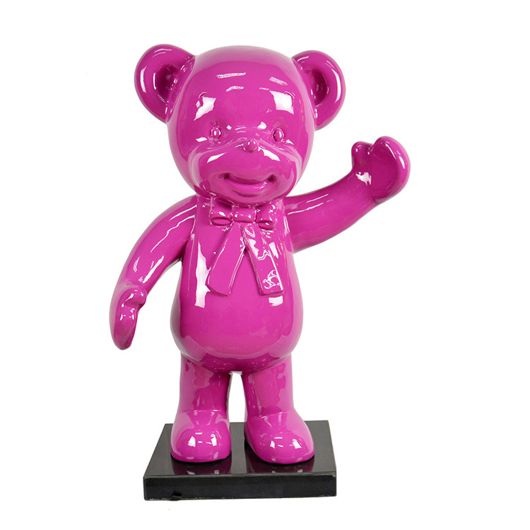 Factory Mold Handpainted Bearbricks Decoration Sculpture Violent Bear Decor Custom Mascot Cute Resin art Craft