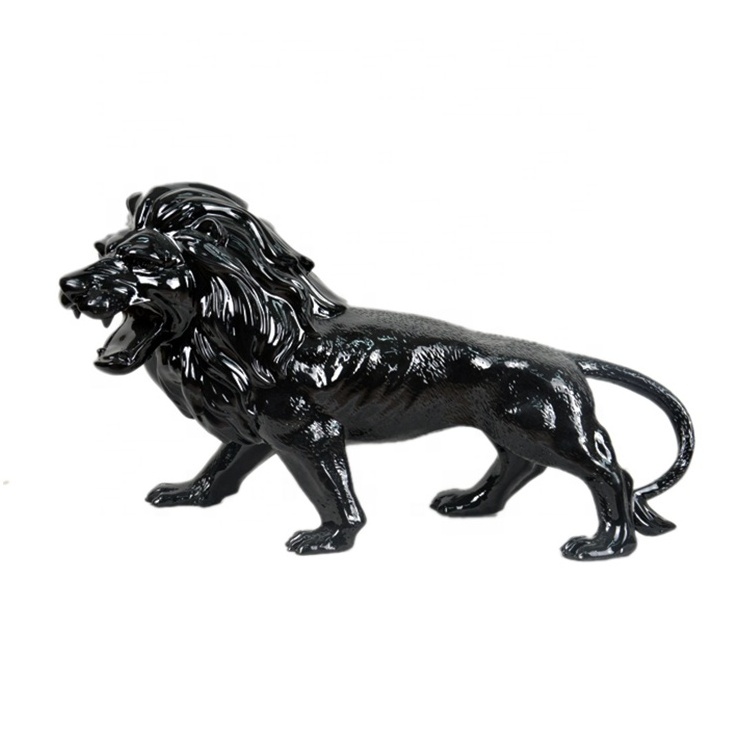 wholesale animal three-dimensional sculpture office opening gift creative lion elephant figurine art decorations