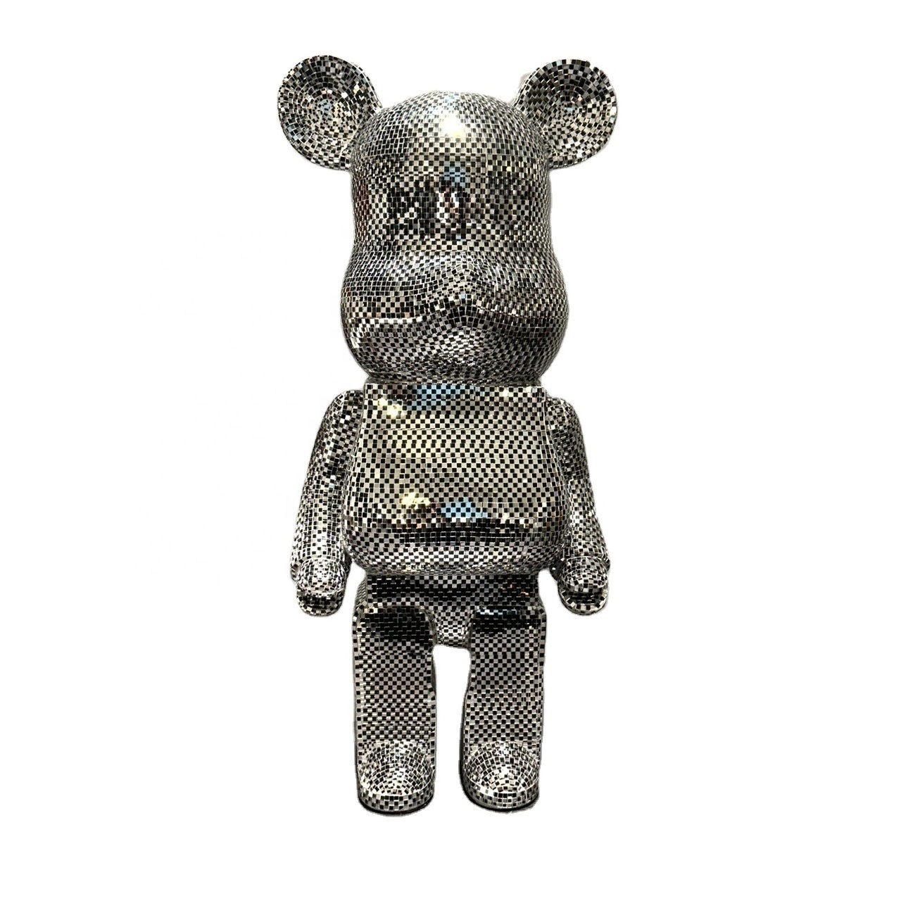 Outdoor Sculpture Modern Art Cartoon Resin Bear Brick Statues Model Bearbrick Sculptures