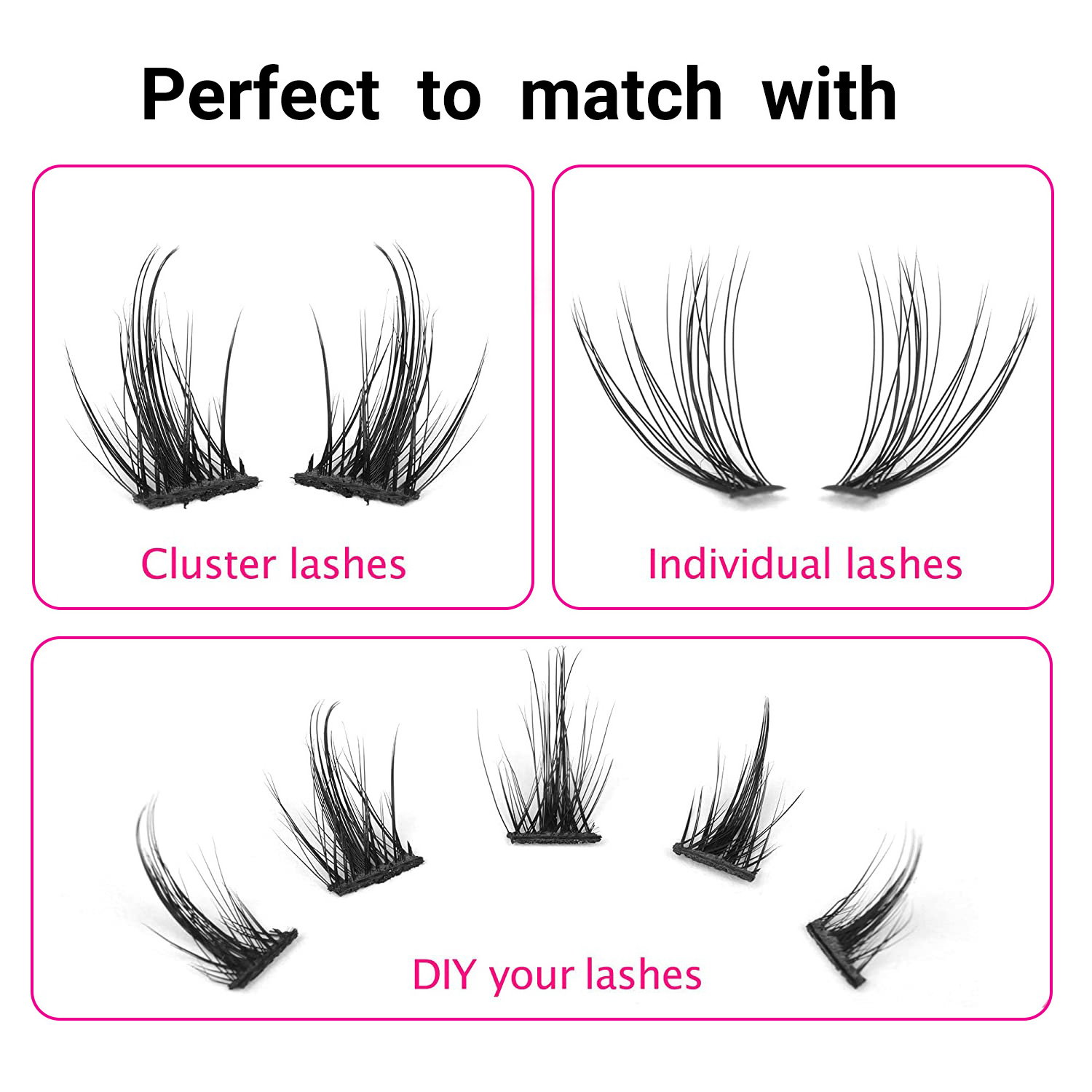 Private Label Custom Logo Waterproof Cluster Eyelash Extension Glue 2 in 1 Lash Bond Seal Diy False Lash Extension Glue