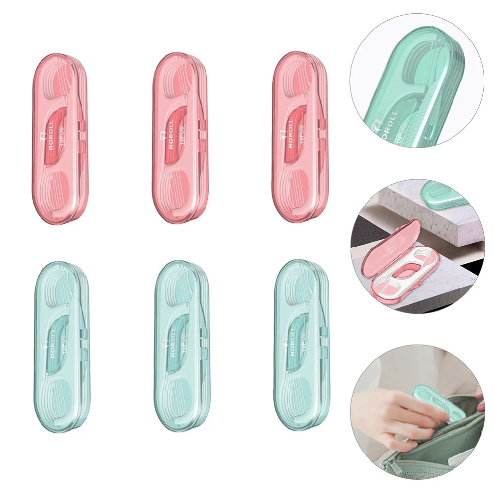 2021 Private Label Hilo Dental 10 PCS Handle Biodegradable Dental Floss Picks Disposable Teeth Oral Cleaning Toothpick Tools