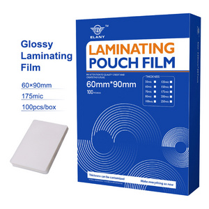 hologram plastic 60mm*90mm laminating pouch film 175 mic Protect the Business card surface factory direct sale