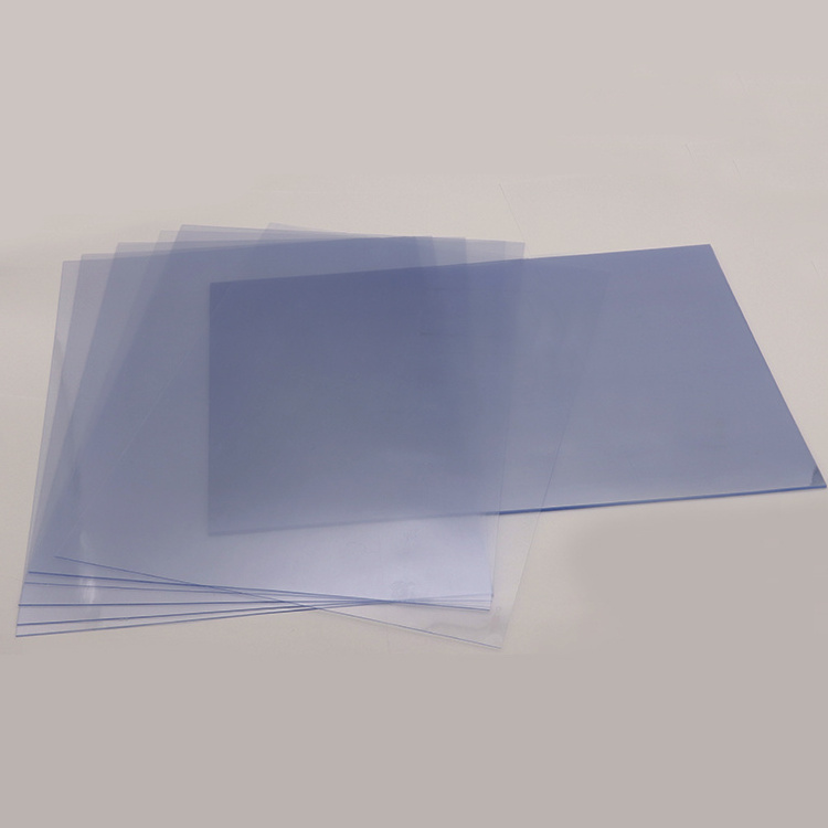 Hot Sale Blue Transparent 210*297mm  300mic A4 PVC Binding Cover For Book Binding