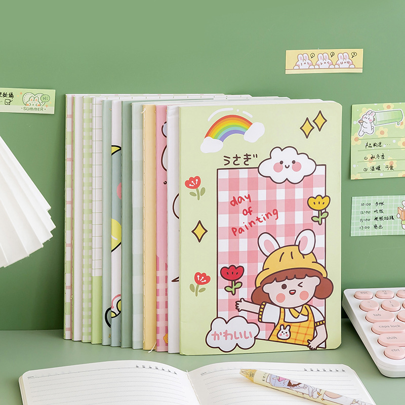 Cartoon super cute A5 cheap notebook printing creative primary school stationery kawaii stationary school supplies