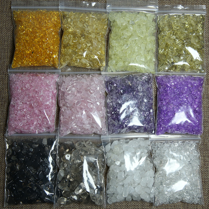 Bulk Wholesale Natural Polished Crystal Quartz Tumbled Stones And Gravel crushed stone