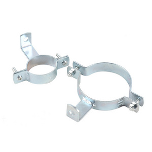 Factory Electric Pole Mounting Fastening PiPe Clamp  For Pole Clamp Hardware Anchor