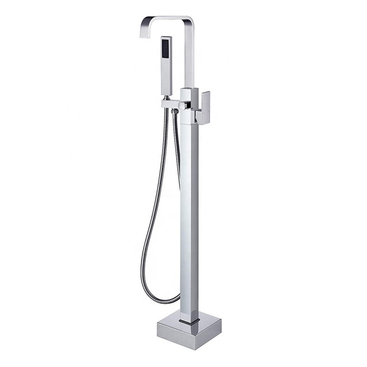 yile free standing floor mounted bathtub faucet