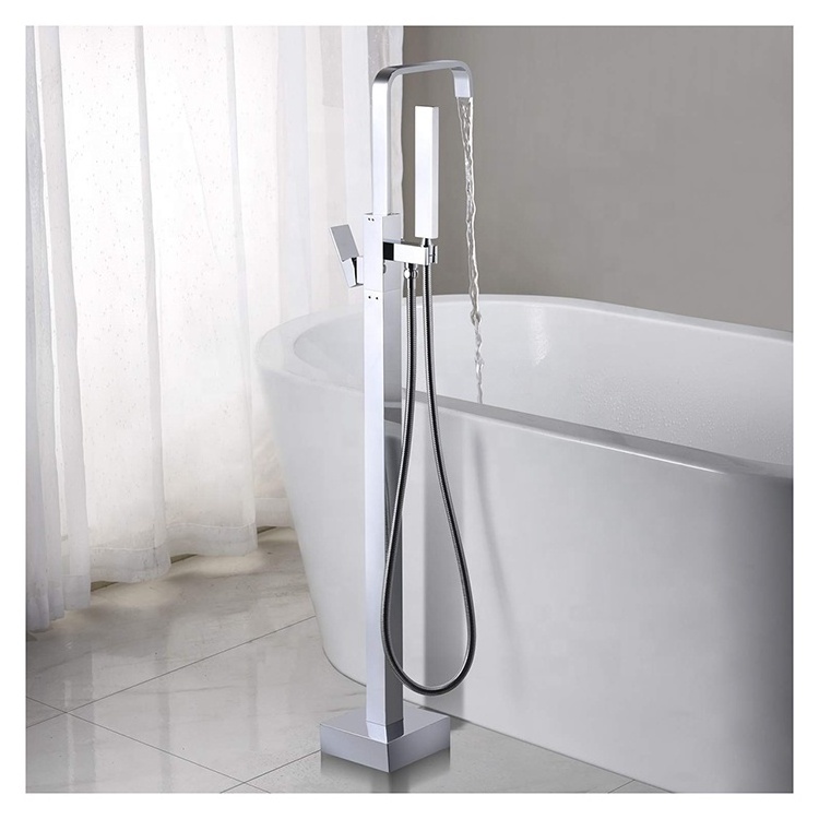 yile free standing floor mounted bathtub faucet