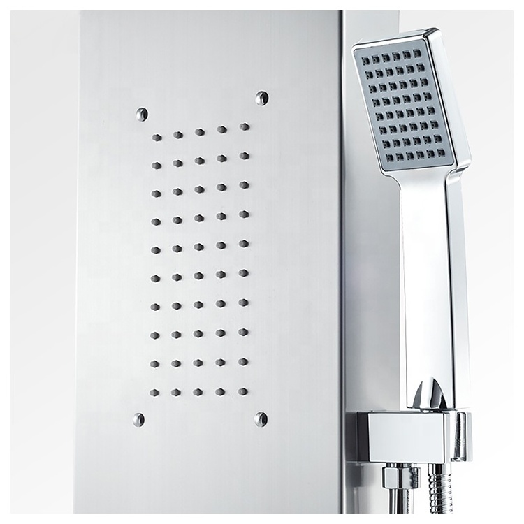 Yile hot sale wall mounted cheap rainfall shower wall panels with jets