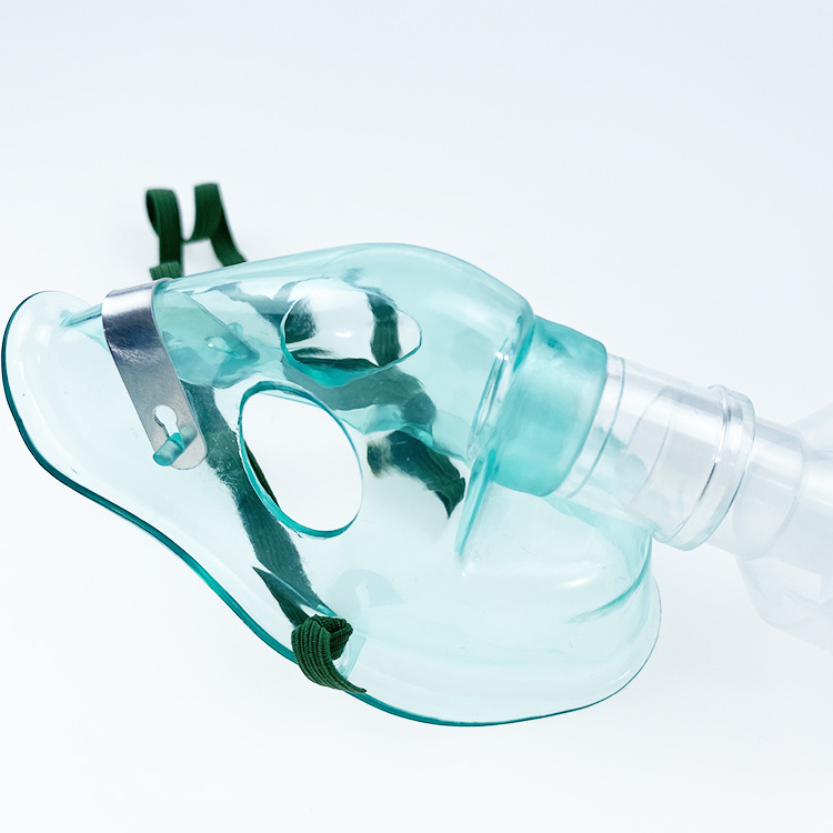 Quality Assurance Green or Transparent Nebulizer Mask  Pediatric Standard oxygen nebulizer mask