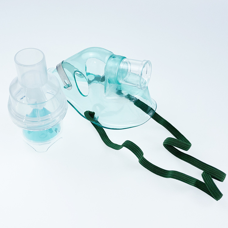 Quality Assurance Green or Transparent Nebulizer Mask  Pediatric Standard oxygen nebulizer mask