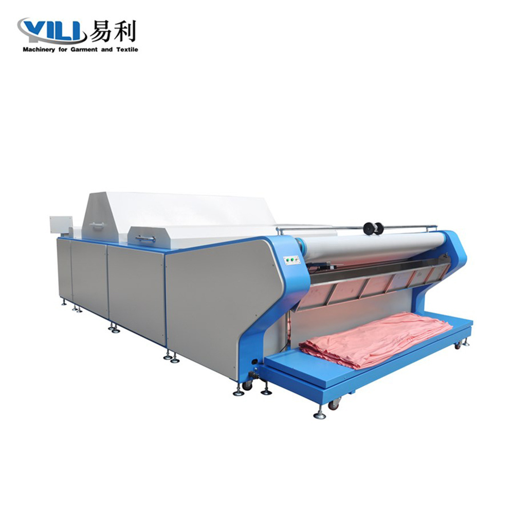 industrial fabric pre-shrinking , steam and heat setting machine