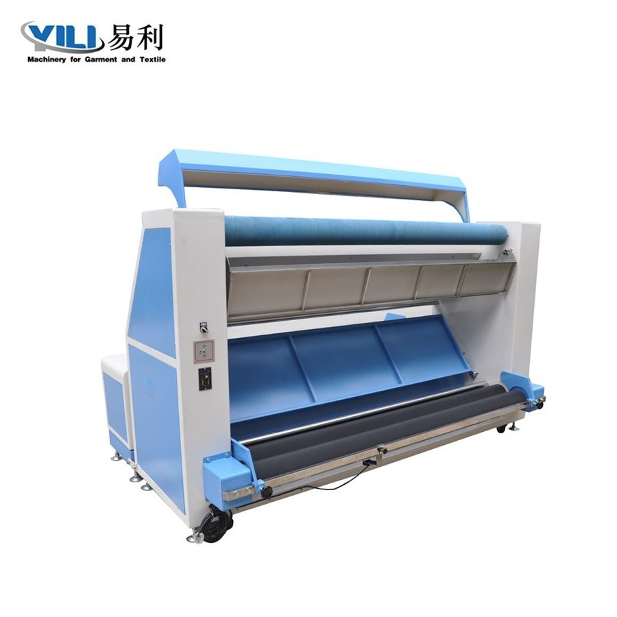 automatic edge control fabric rolling and folding and inspection machine automatic fabric folding rolling machine