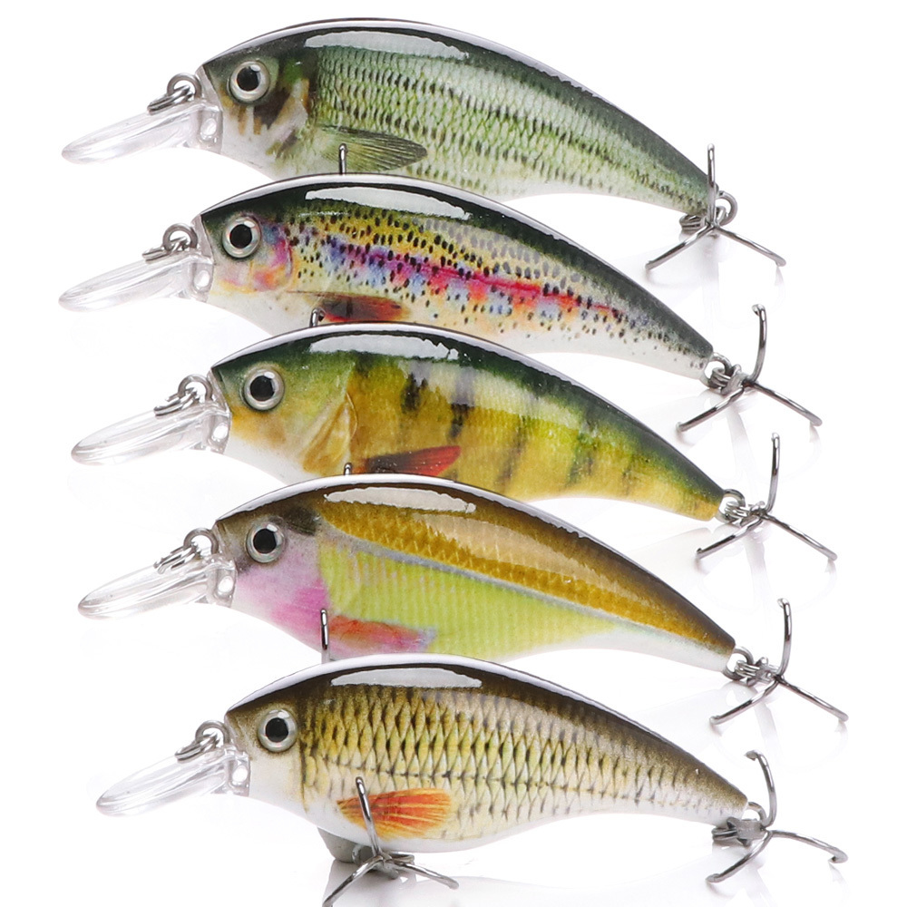 custom square bill crankbait blanks swim bait bass lure deep crankbait 70mm floating hard long lip minnow lure