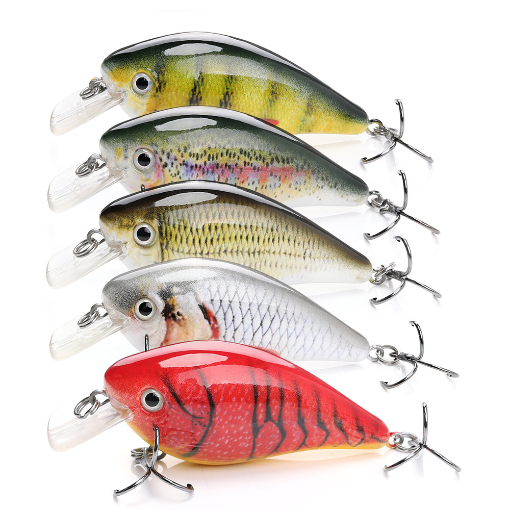 6cm 13g Square Bill unpainted crankbait Fishing Lures Hard Crank Bait Bass Fishing Baits Crank