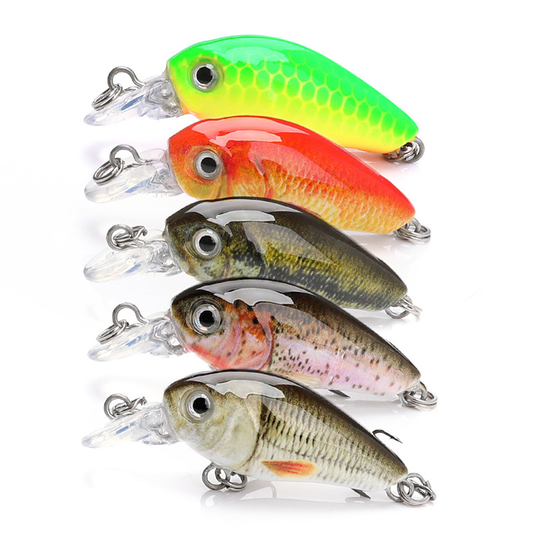 Crankbait Lure Artificial Hard Baits 3.6cm 3.6g Crank Bait Wobbler Fishing Lures