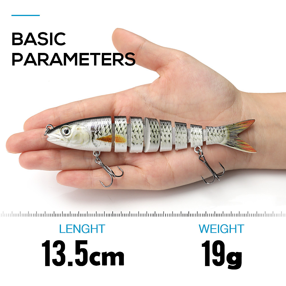 Factory Wobblers Fishing Tackle 3D Eyes Sinking Minnow Fishing Lure Bait