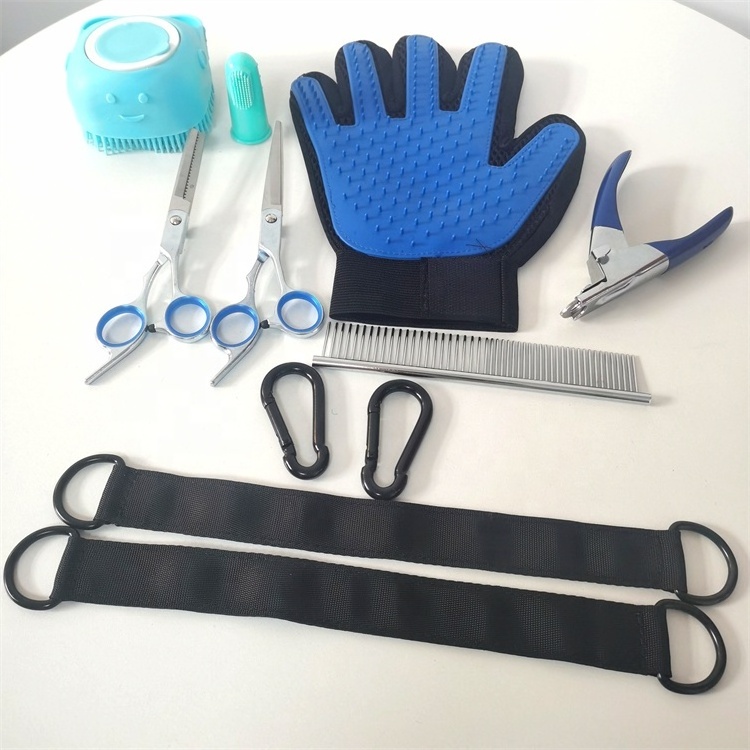 Pet cleaning grooming product Soft No Hurt Dog  Cat Pet Grooming Accessories Set Hammock  Kits Harness Pet Dog Grooming Hammock