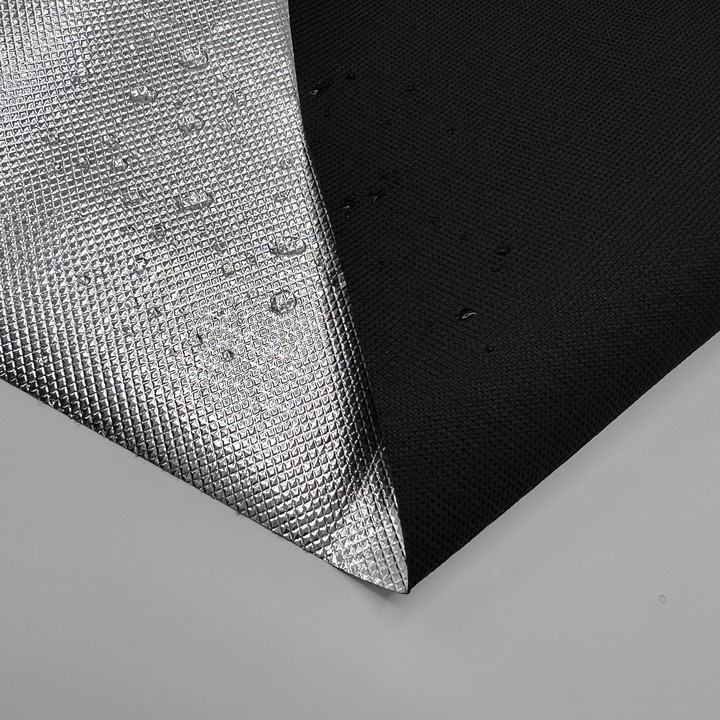 Outdoor sunshading 420D waterproof silver coated woven polyester fabric for umbrella and raincoat