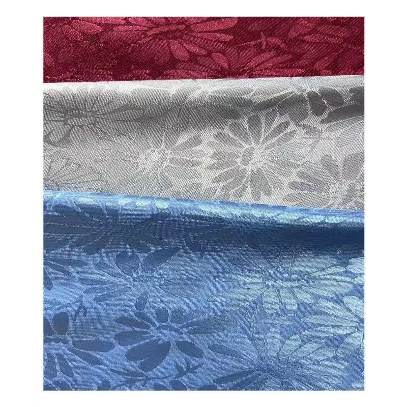 Inventory spandex jacquard comfortable fabric 100% polyester for dresses