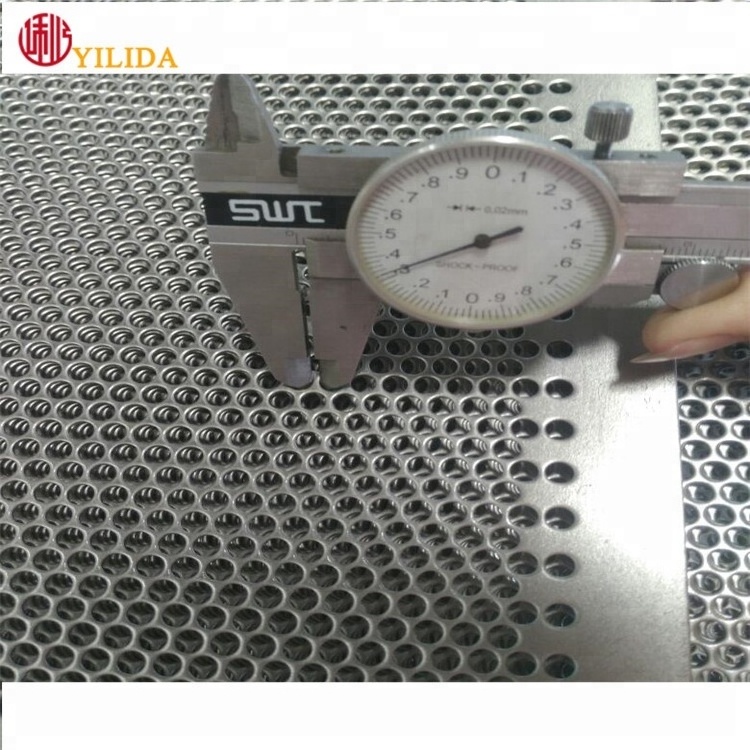 Customizable Stainless Steel Round Hole Perforated Metal Mesh Screen