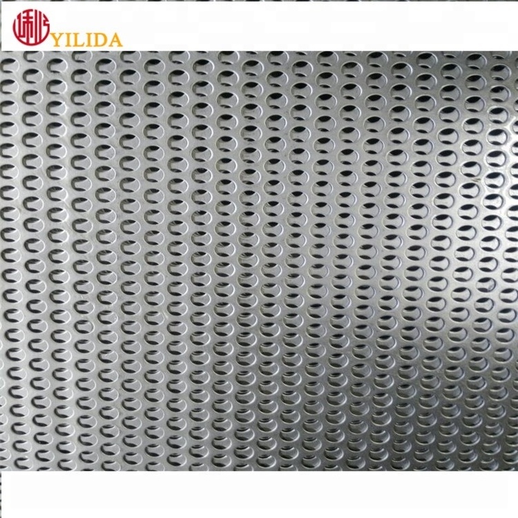 Customizable Stainless Steel Round Hole Perforated Metal Mesh Screen