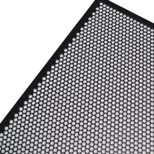 Black Metal Perforated Sheet/Screen Panel for Metal Speaker Grille Bending Processing Service Available