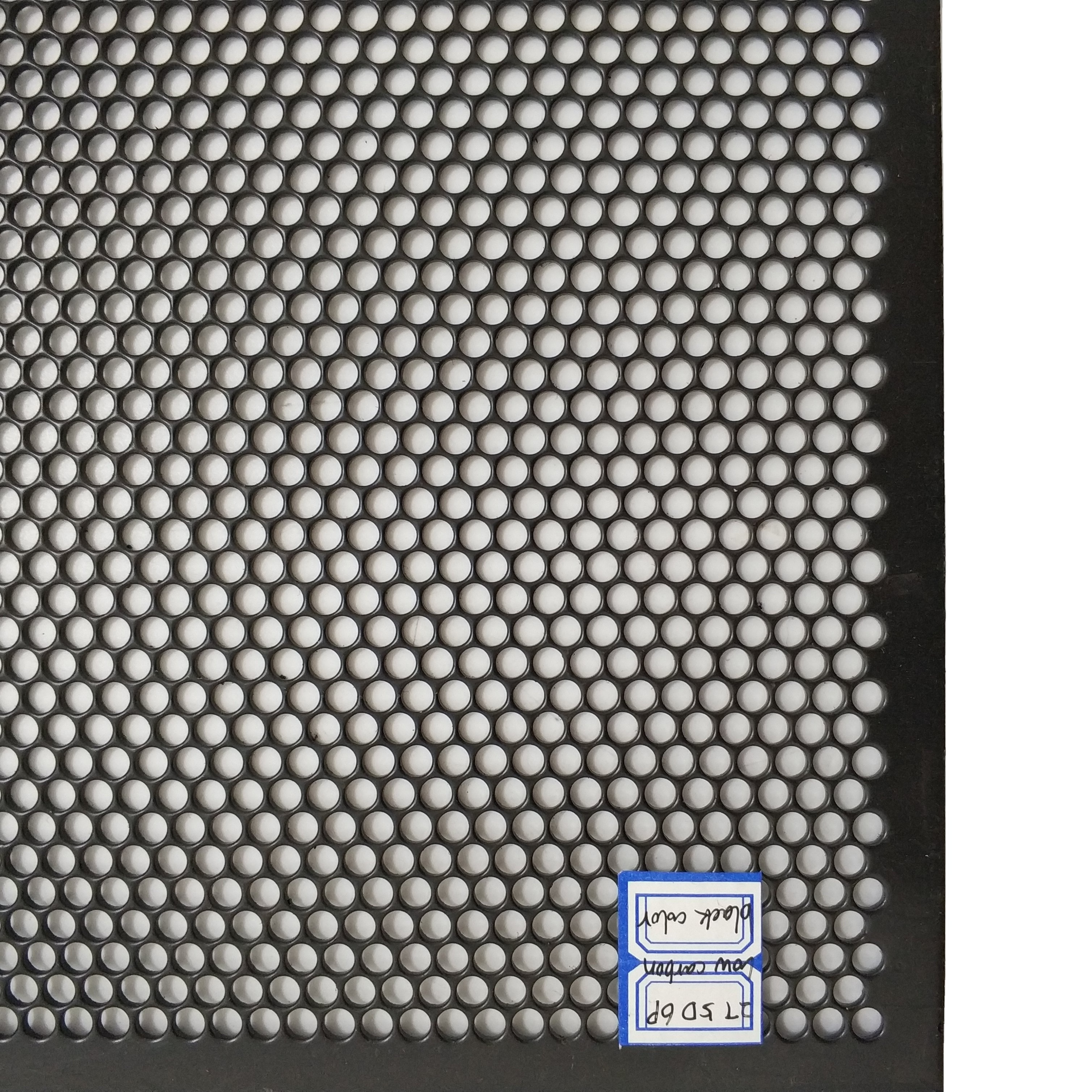 Black Metal Perforated Sheet/Screen Panel for Metal Speaker Grille Bending Processing Service Available