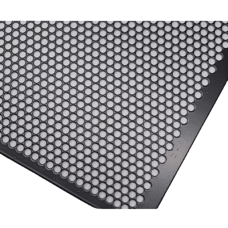 Black metal perforation /Perforated Metal sheet /screen Panel For Metal Speaker Grille