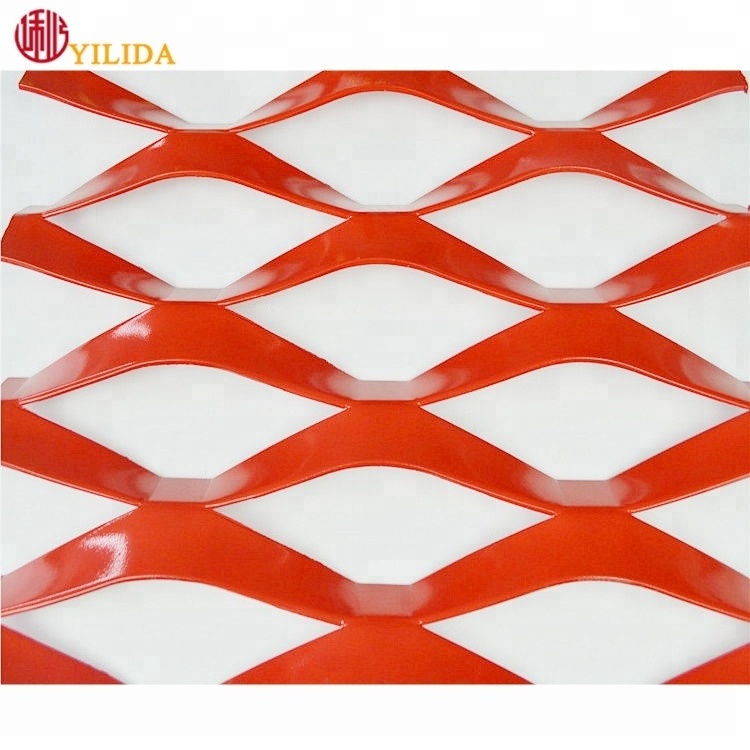 expanded metal fencing panel