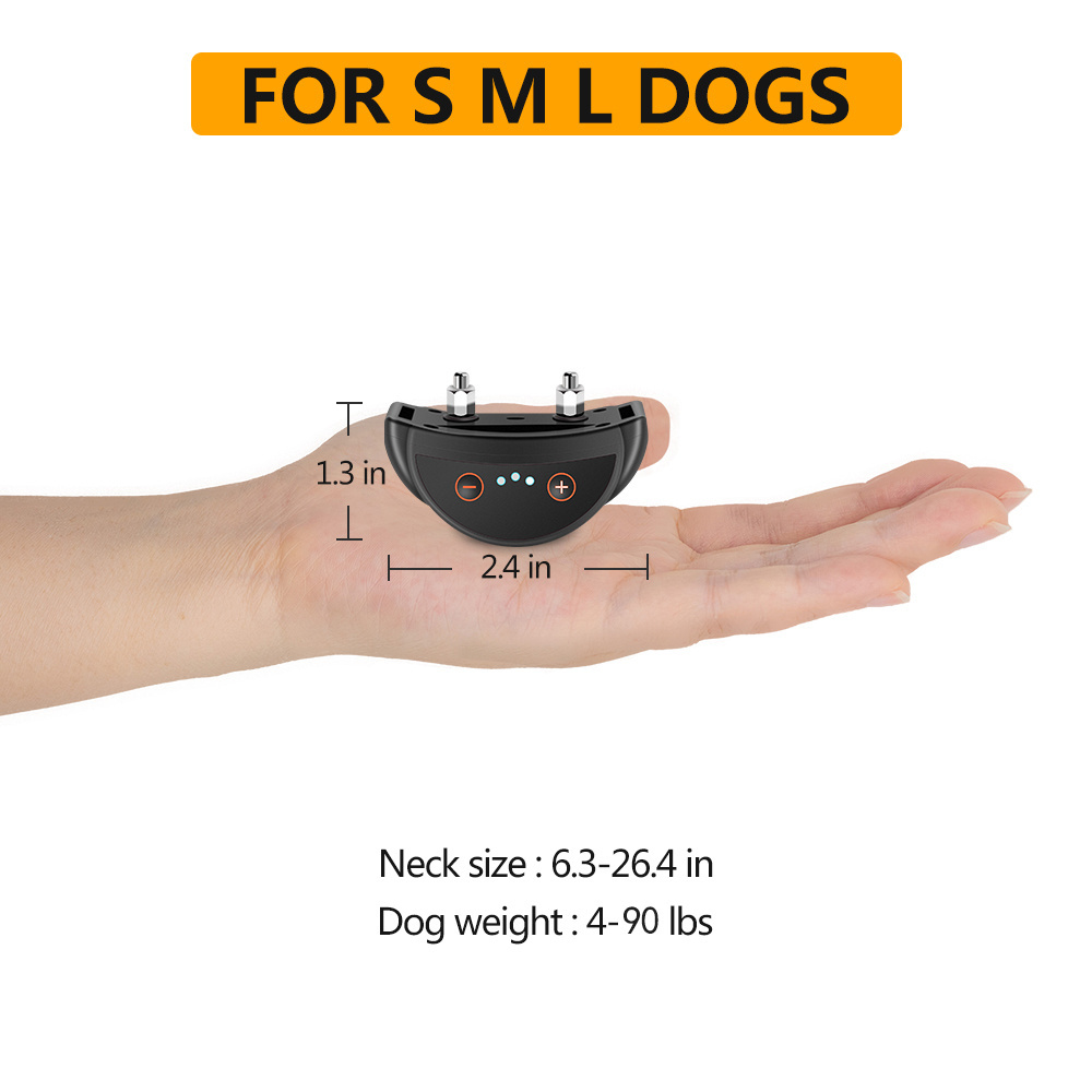 Shock Bark Collar for  Medium Large Dogs Humane Anti Bark Collar with  Adjustable Sensitivity