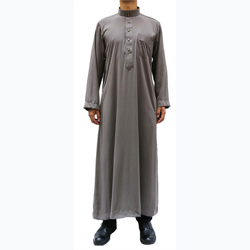 YG241 muslim turkey robe latest burqa designs jubbah men's thobe mens dress jubah borka fashion caftan homme islamic clothing