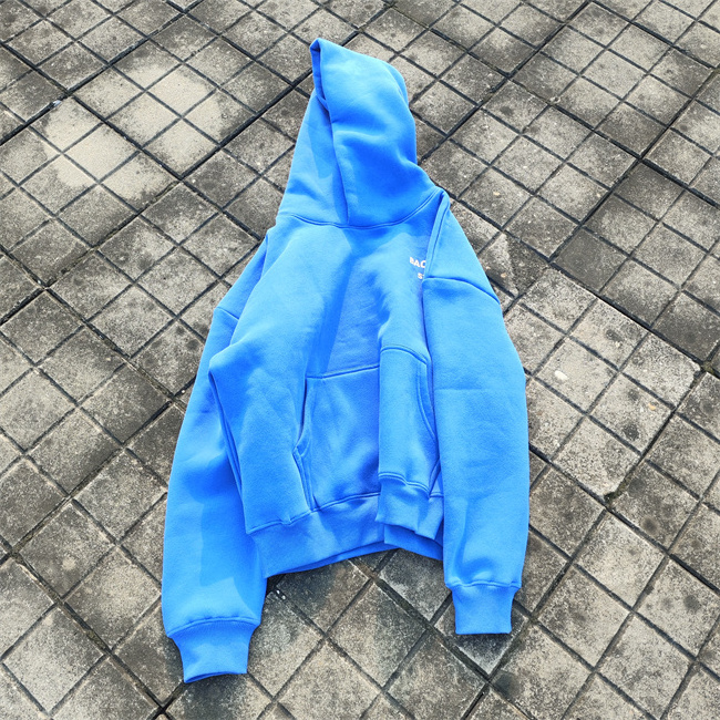 HD1716 high quality 500gsm heavyweight cotton french terry oversized hoodie heavy cotton fleece custom cropped hoodie