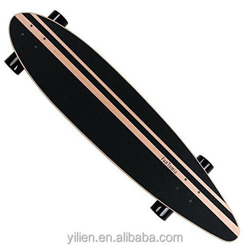 Customize Cut Shape Nature Wood Long Board Deck Wholesale Longboard Decks With Attractive Design