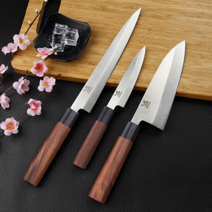 OEM New Style 3PCS Kitchen knife set Sashimi Sushi Deba Knife,  Stainless Steel Pro Slicing Knife