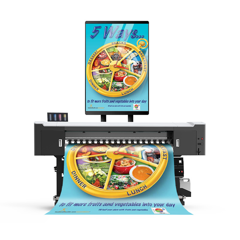 i3200 Inkjet Printer 1.6m 1.8m  China plotter Large format printer for poster canvas vinyl wrap printing