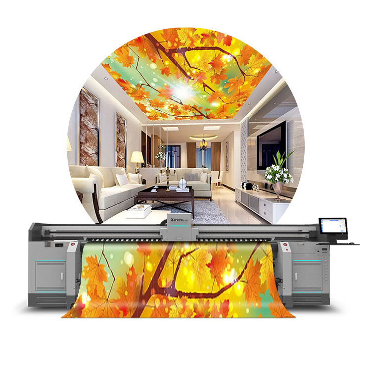 Xenons 3.2m UV roll to roll inkjet printer with i3200 head 3D wallpaper printing machine