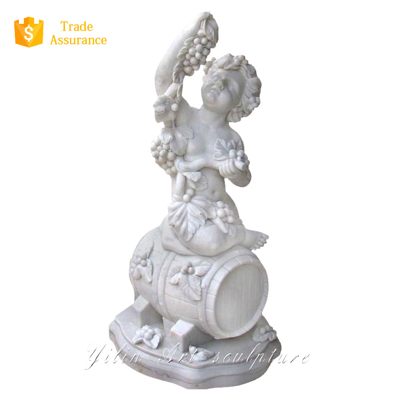 Marble Sculpture Large Marble Stone Children Statue For Sale