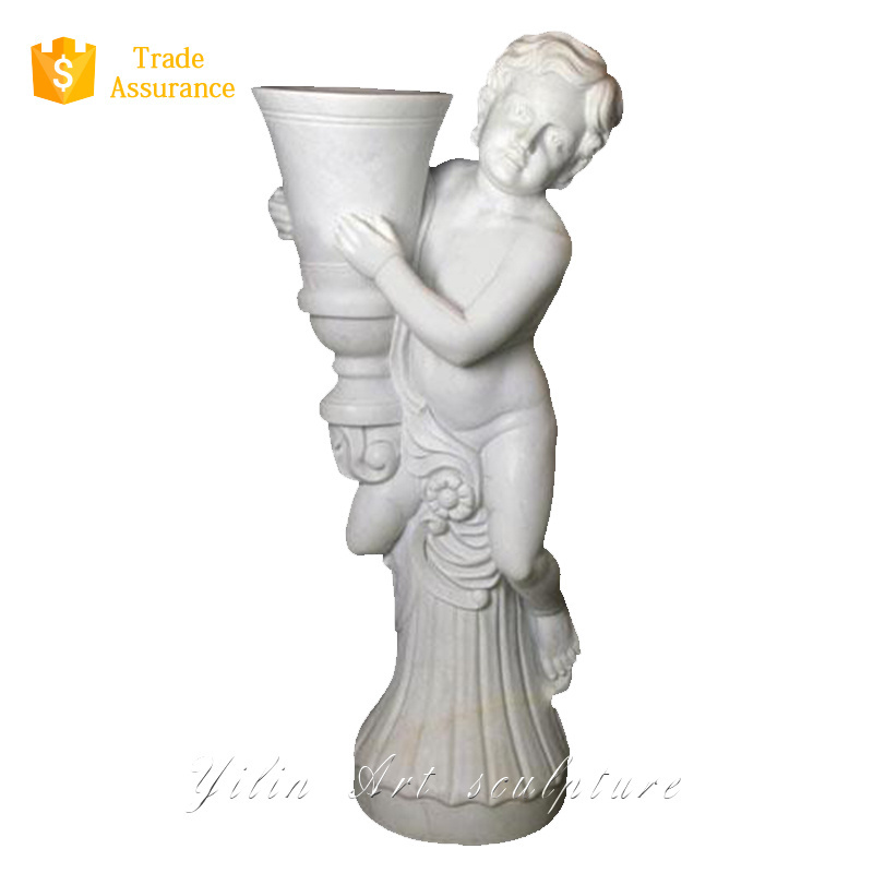 Marble Sculpture Large Marble Stone Children Statue For Sale