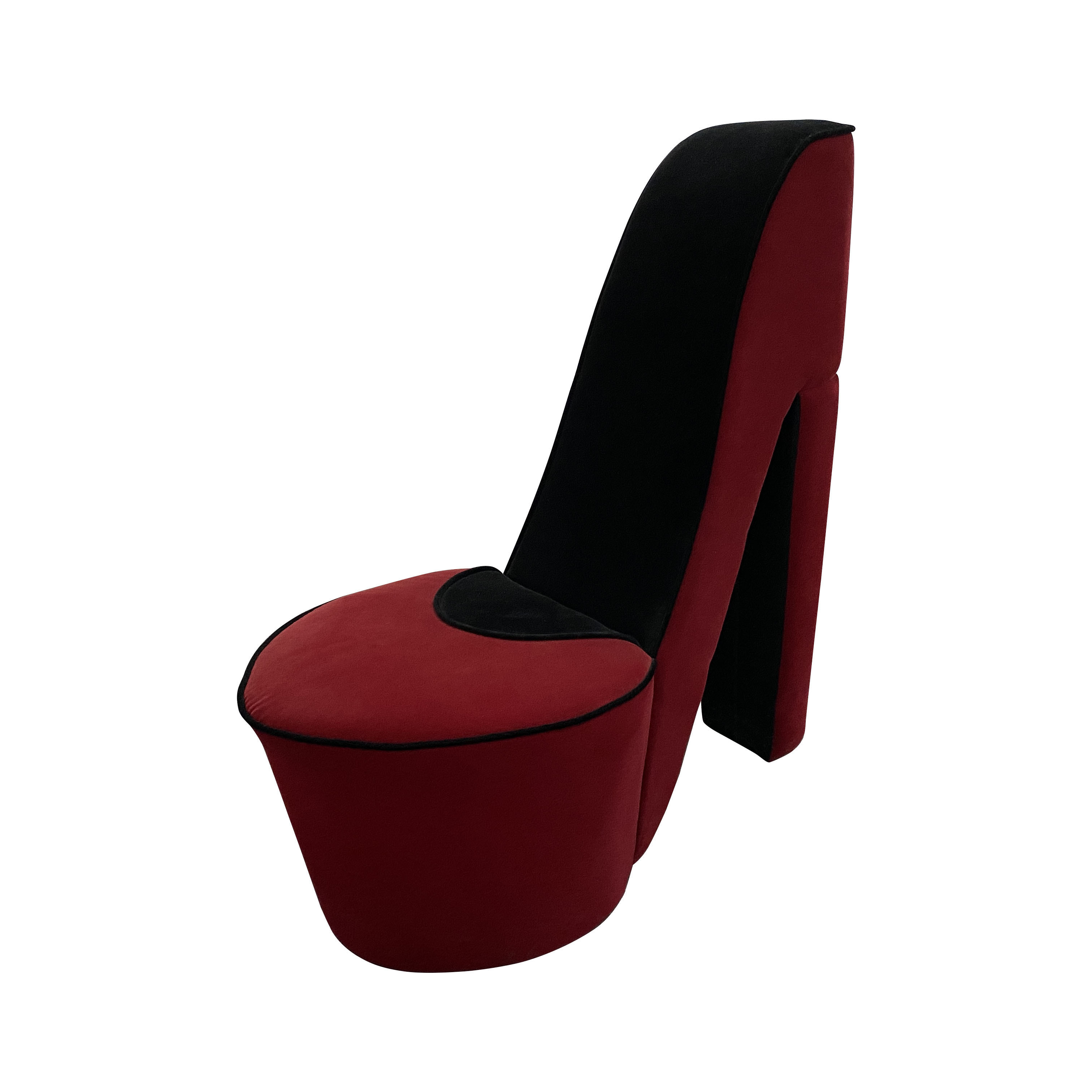 Fashion Creative Red High-heeled Shoes Shaped Chair Simple Leisure Bedroom Double Hot Small Living Room Lazy Boy Fabric Sofa