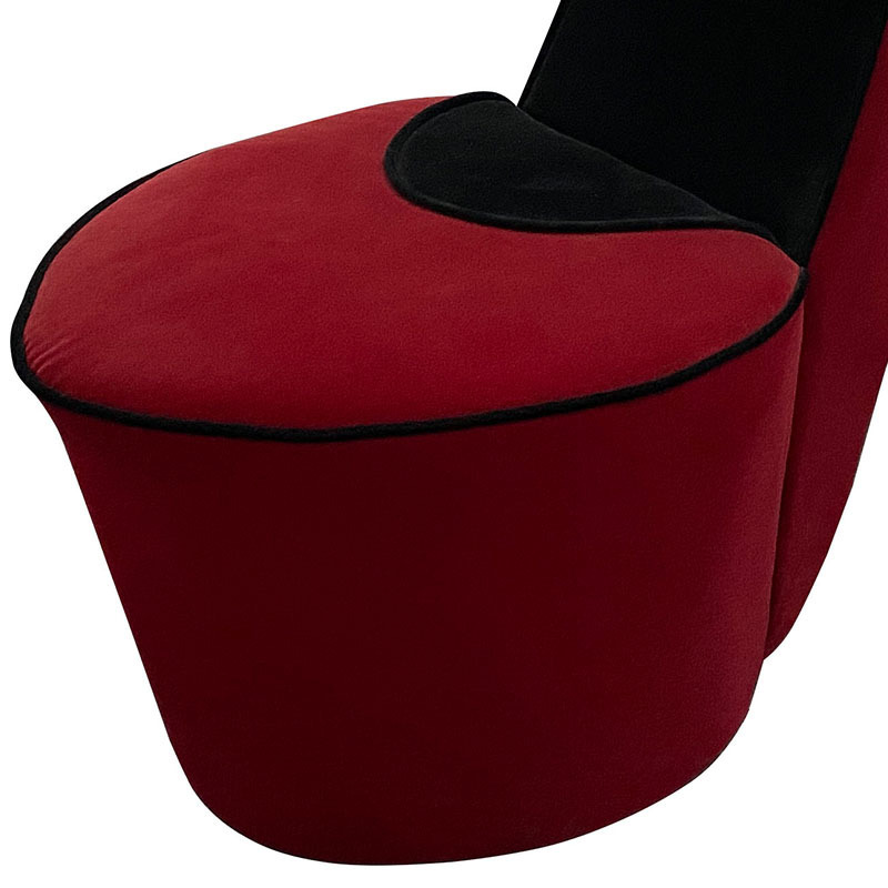 New Style Living Room Furniture Single Seat Chair Hotel Club Entertainment Venues High Heel Shoe Shape Single Seat Chair