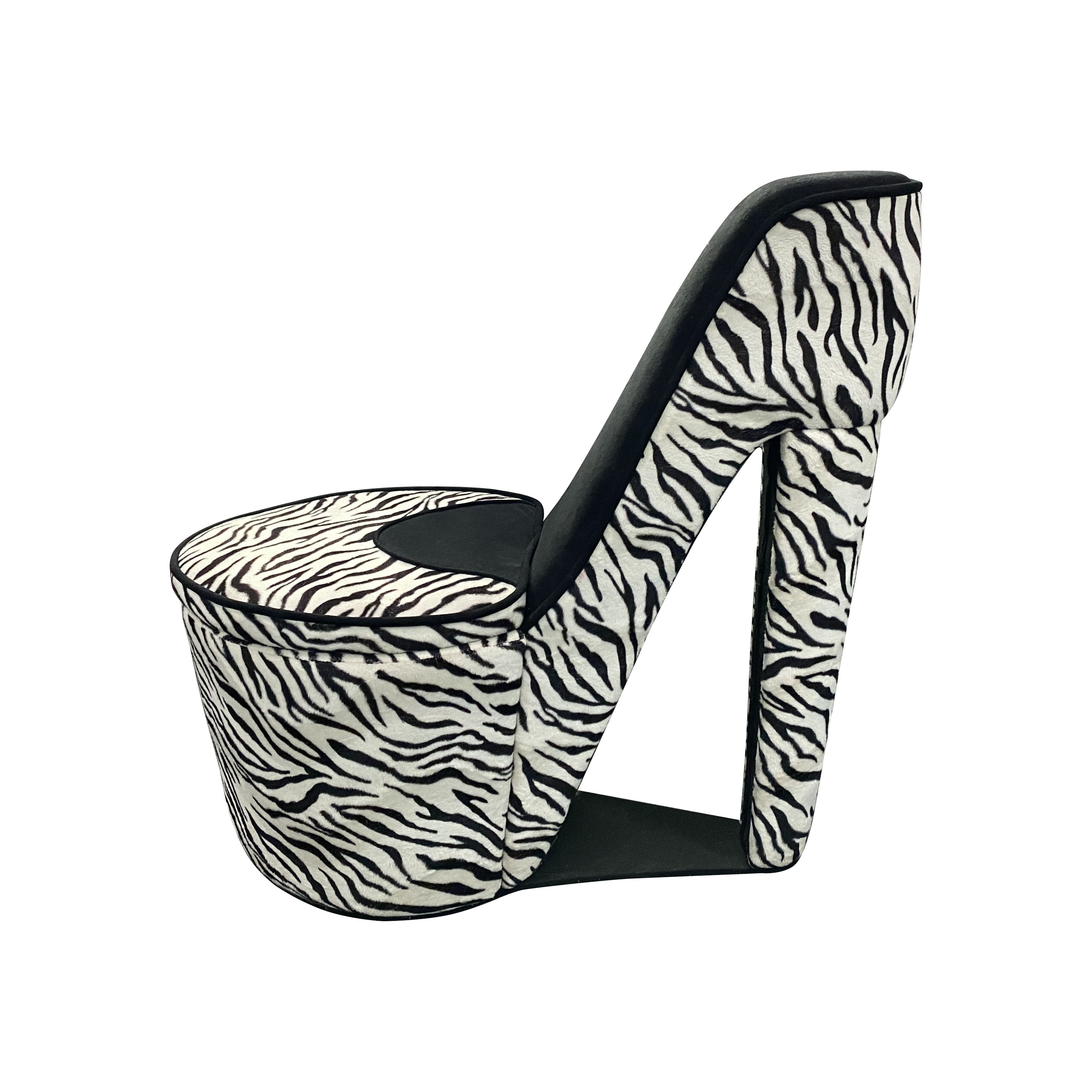 Modern Creative Design Colorful High Heel Shoe Shaped Furniture Lounge Chair