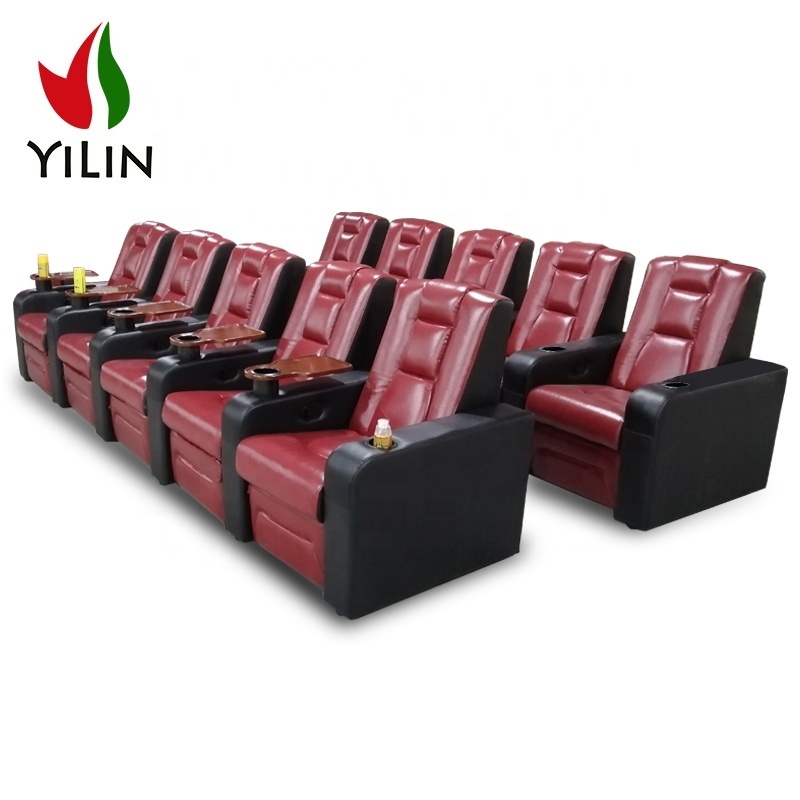 Electric Recliner Chair Theater Customizable Home Theatre Recliner Luxury  Waiting Room Seating  Movie Chair For Cinema